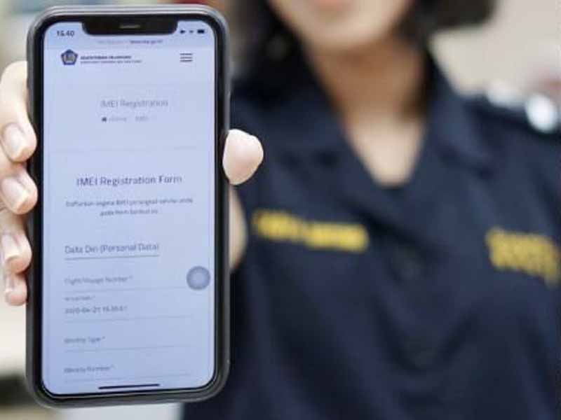 Mendaftarkan IMEI di bea cukai