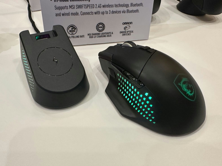 MSI Rilis Mouse Wireless dengan Dock Magnetik Tanpa Kabel