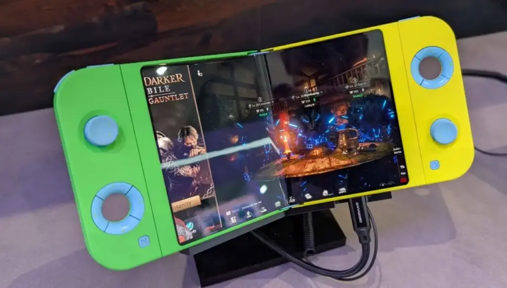 Prototype Handheld Lipat Samsung Mirip Nintendo Switch